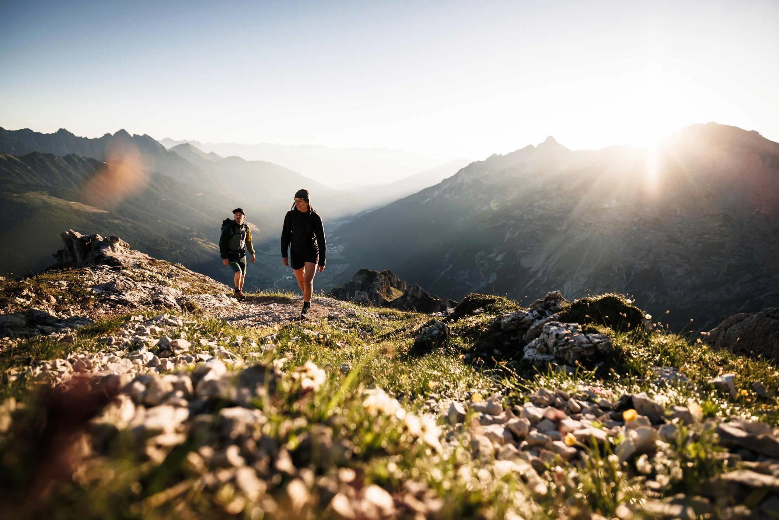 Bergpanorama im Stubaital bei Neustift